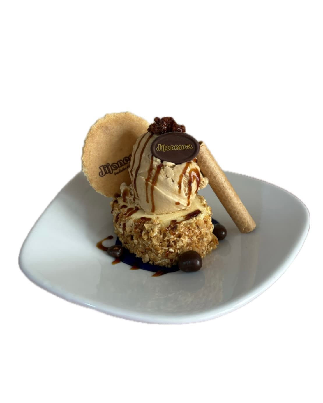 Krokant mit Eis