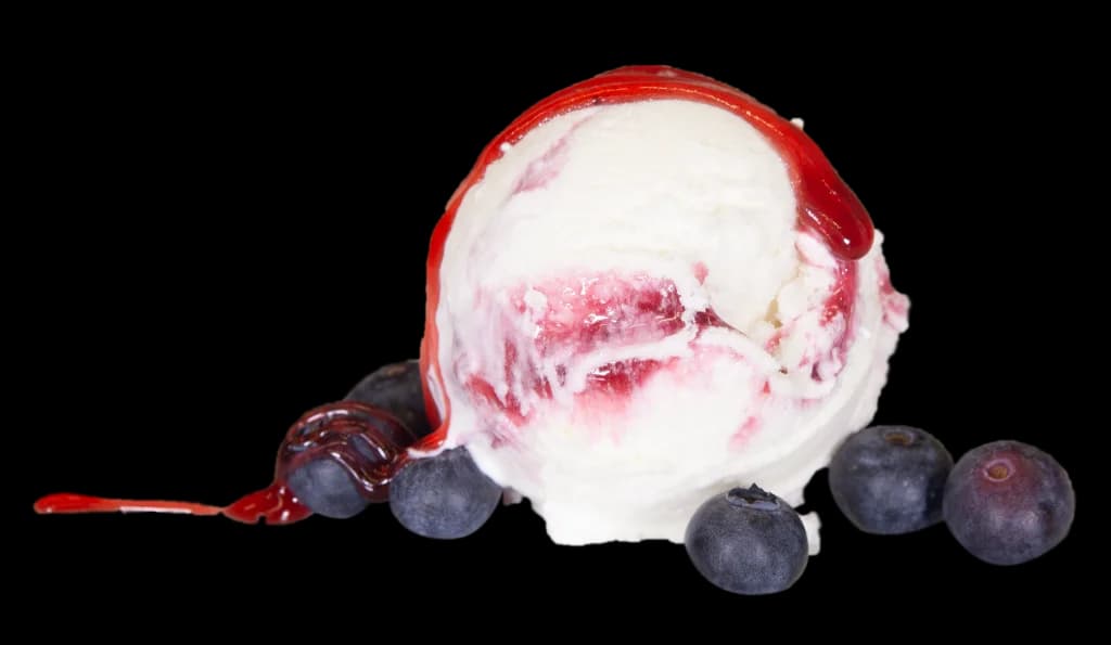 Philadelphia mit Blaubeeren